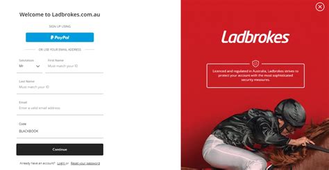 Ladbrokes.com.au Code BLACKBOOK .